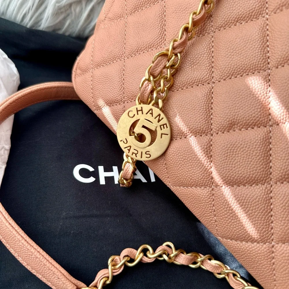CHANEL Beige Hobo Bag